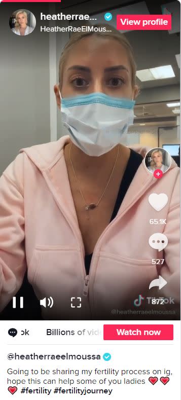 Heather Rae El Moussa on TikTok