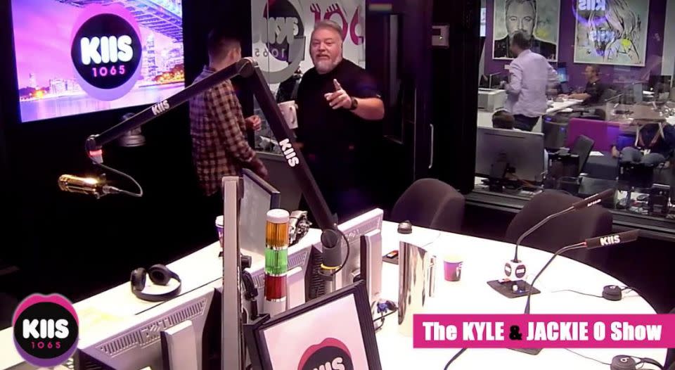 The shock jock took the whole team with him leaving Jackie to fend for herself. Source: KIIS FM