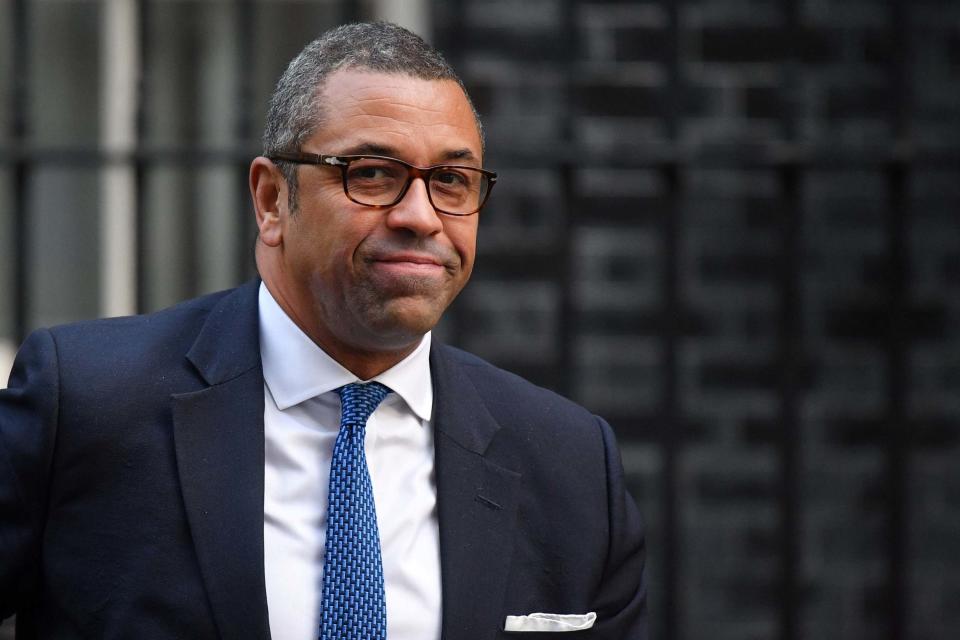 Foreign office minister James CleverlyAFP via Getty Images