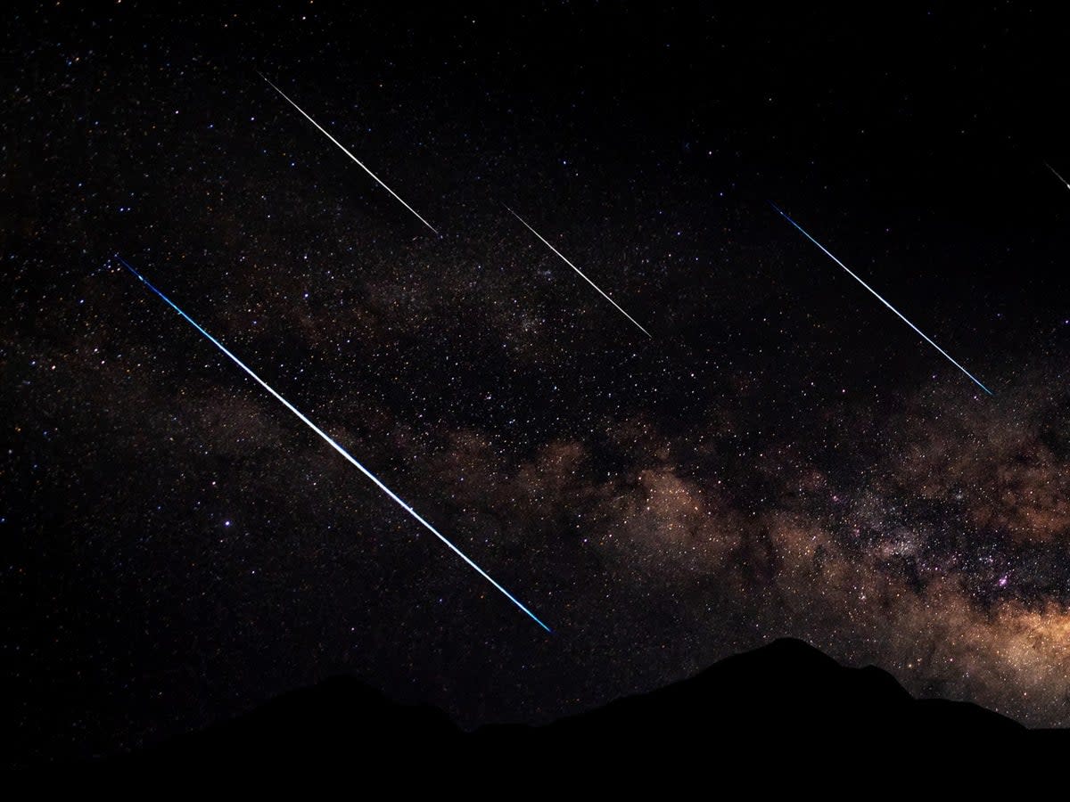 The 2022 Geminid meteor shower coincides with exceptional weather conditions in the UK on Wednesday night, 14 December (Getty Images/ iStock)