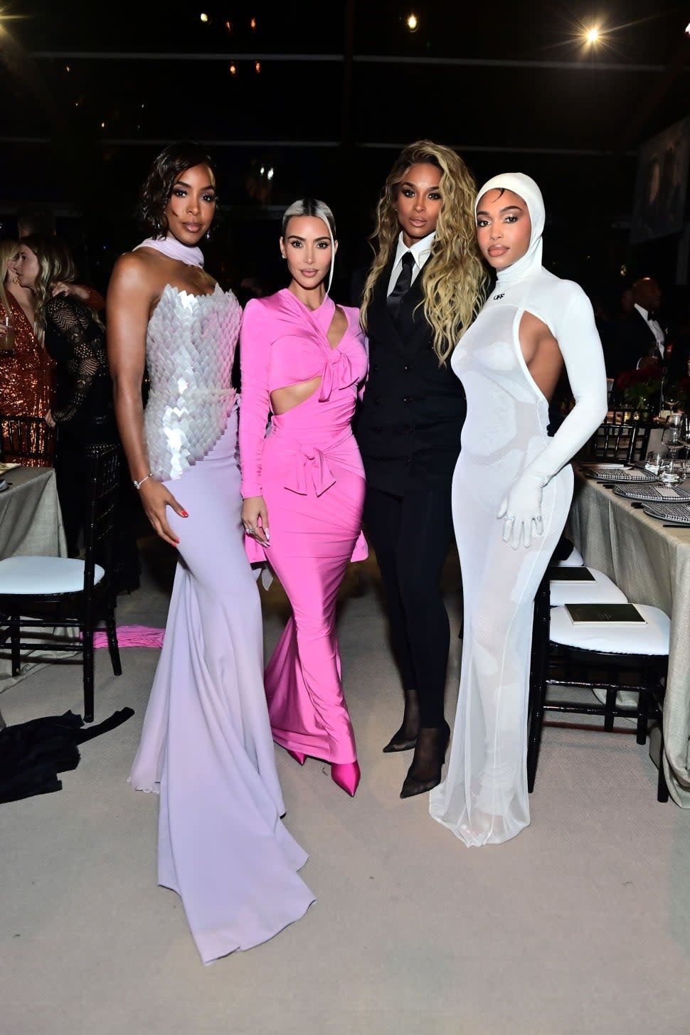 Kim Kardashian and friends at Baby2Baby Gala