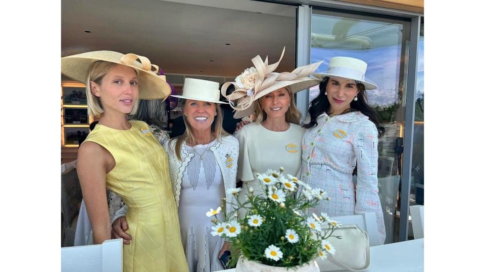 Princess Olympia and Crown Princess Marie-Chantal were seen at Royal Ascot