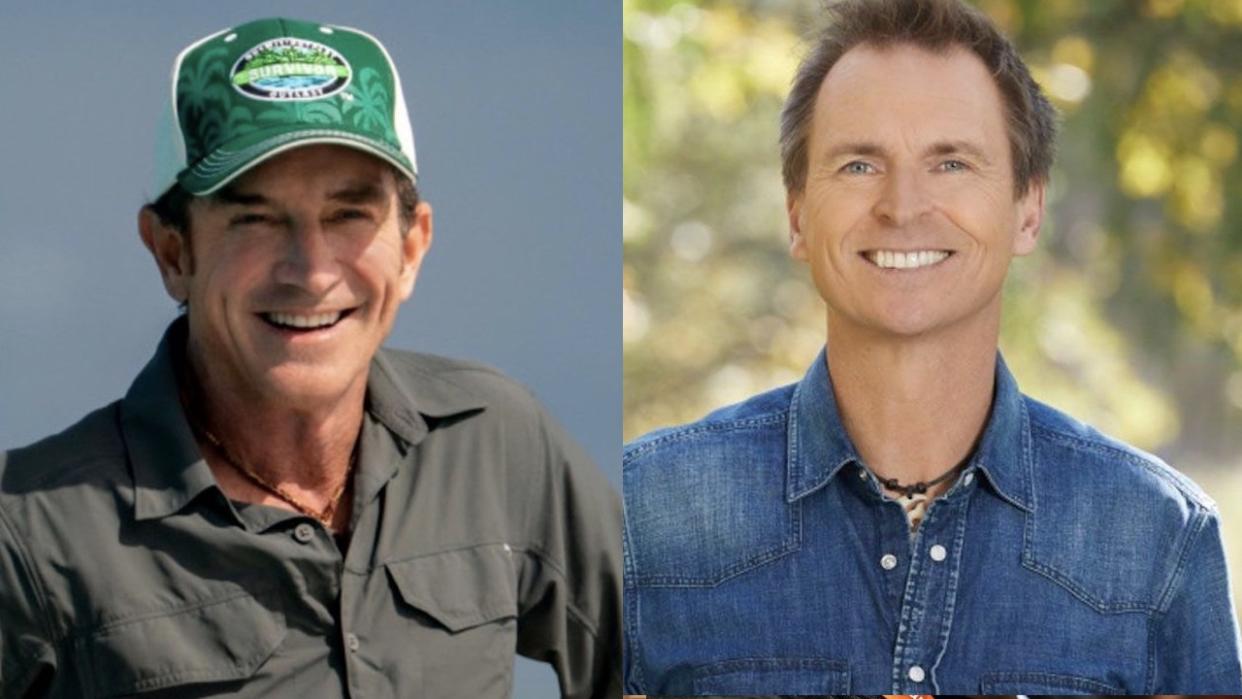  Jeff Probst and Phil Keoghan side by sid 