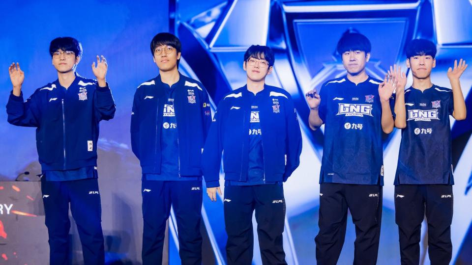 LNG were considered the second-best team in the LPL, but T1's draft picks seem to have thrown off their game. (Photo: Riot Games)