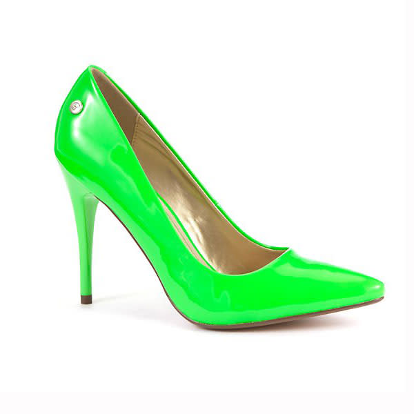 Neon Green Pointed Court Shoe - £34.99 – Blink at New Look