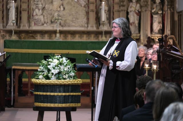 The Right Reverend Ruth Worsley, the Bishop of Taunton