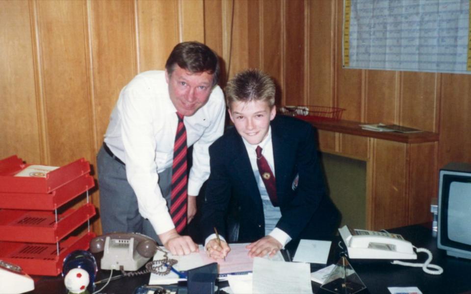 The documentary shows how Sir Alex Ferguson treated Beckham like a son