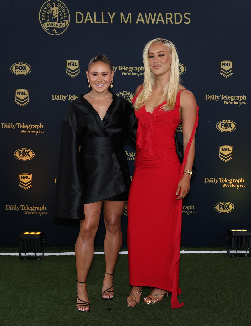 Keeley Davis and Jasmin Strange at the Dally M.