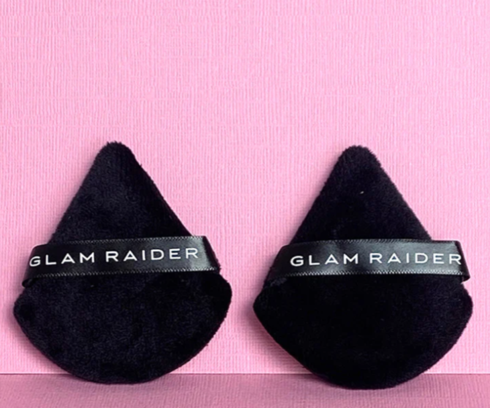 Glam Raider makeup powder puffs