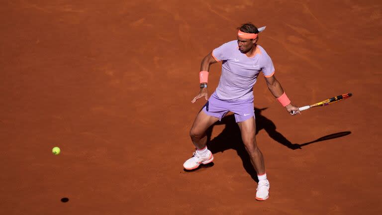 Rafa Nadal, la semana pasada, en el ATP de Barcelona 