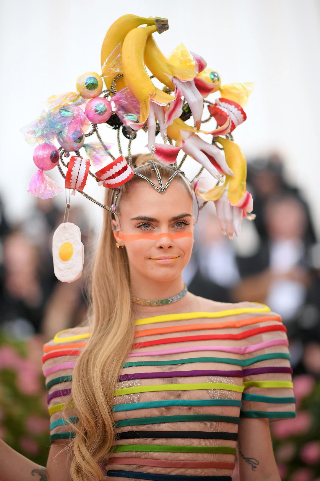 Cara Delevingne attends The 2019 Met Gala Celebrating Camp: Notes on Fashion at Metropolitan Museum of Art on May 06, 2019 in New York City.