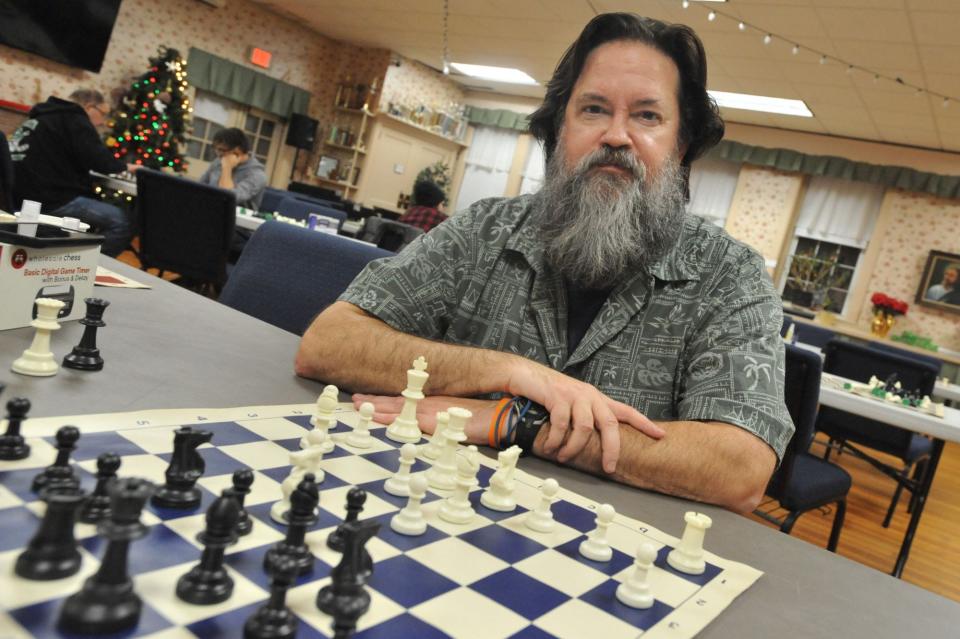 Michael Yezukevich, of Quincy, has found a home for his chess club at Bethany Congregational Church in Quincy on Wednesday, Jan. 3, 2024.