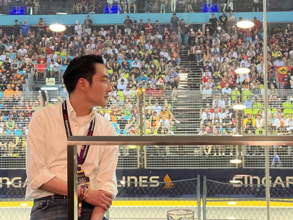 Lo has attended F1 races in China and Singapore (PR Superstar)