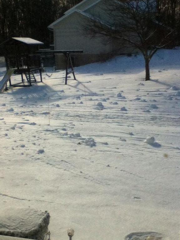 Ohio snow rollers.