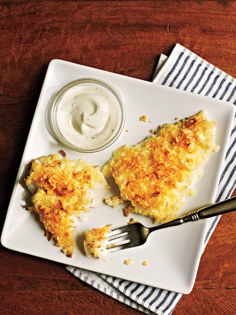 Chip-Crusted Fish Fillets