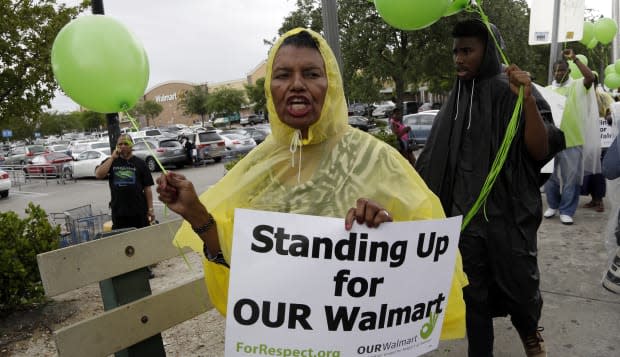 Walmart Protest Miami