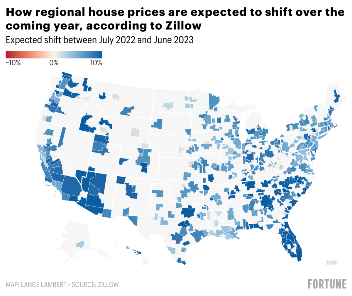 Zillow economists Here’s the home price shift coming for your local