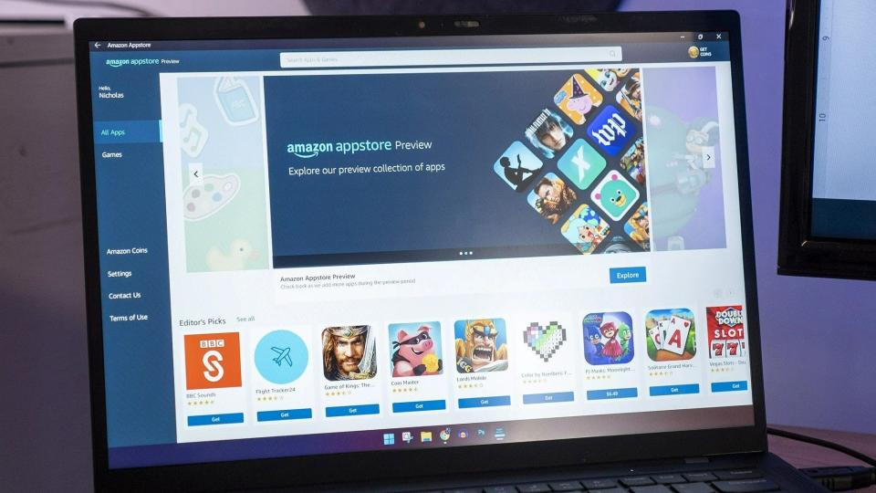 Amazon Appstore on Windows 11