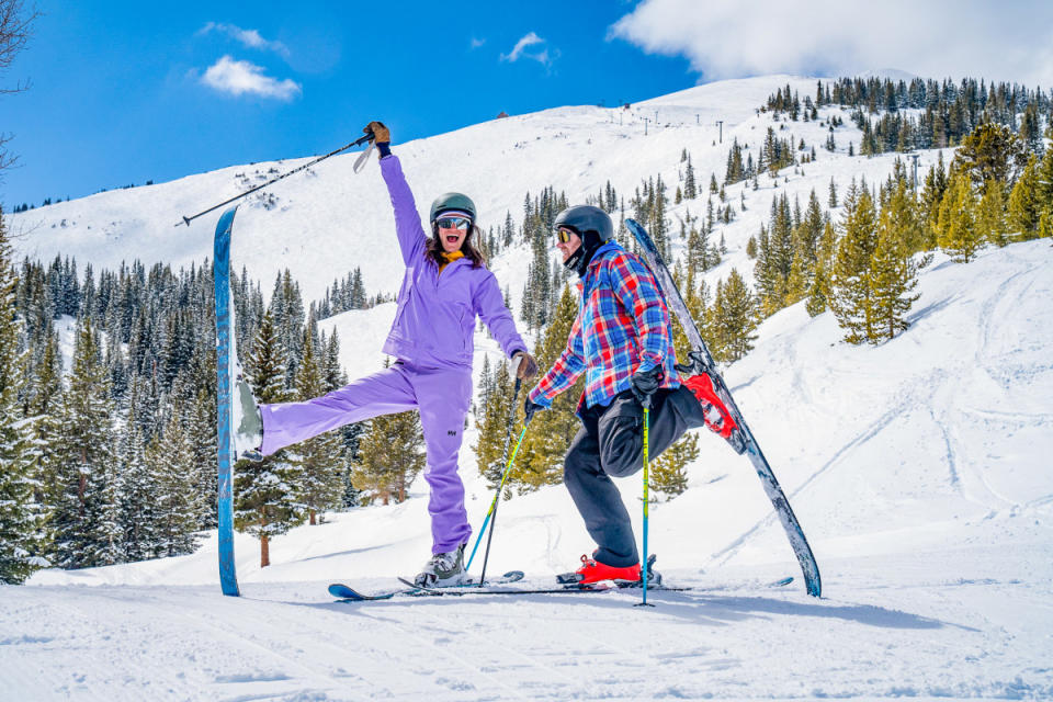 Flannels, sunglasses, and spring skiing—name a better combination.<p>Breckenridge Resort</p>