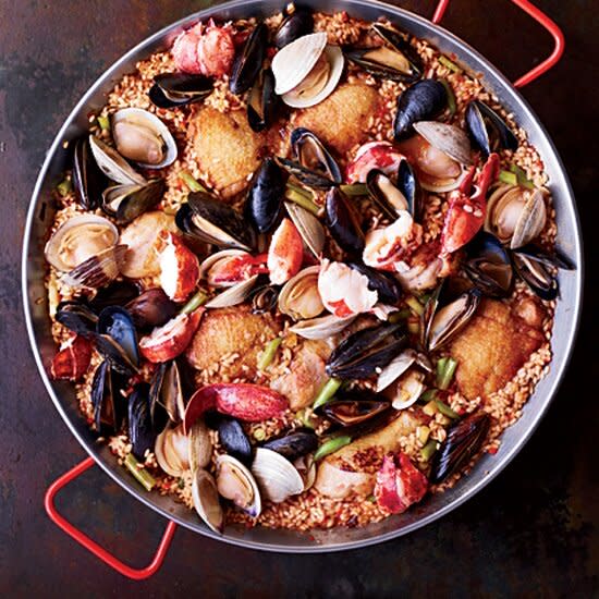 Chicken-and-Seafood Paella