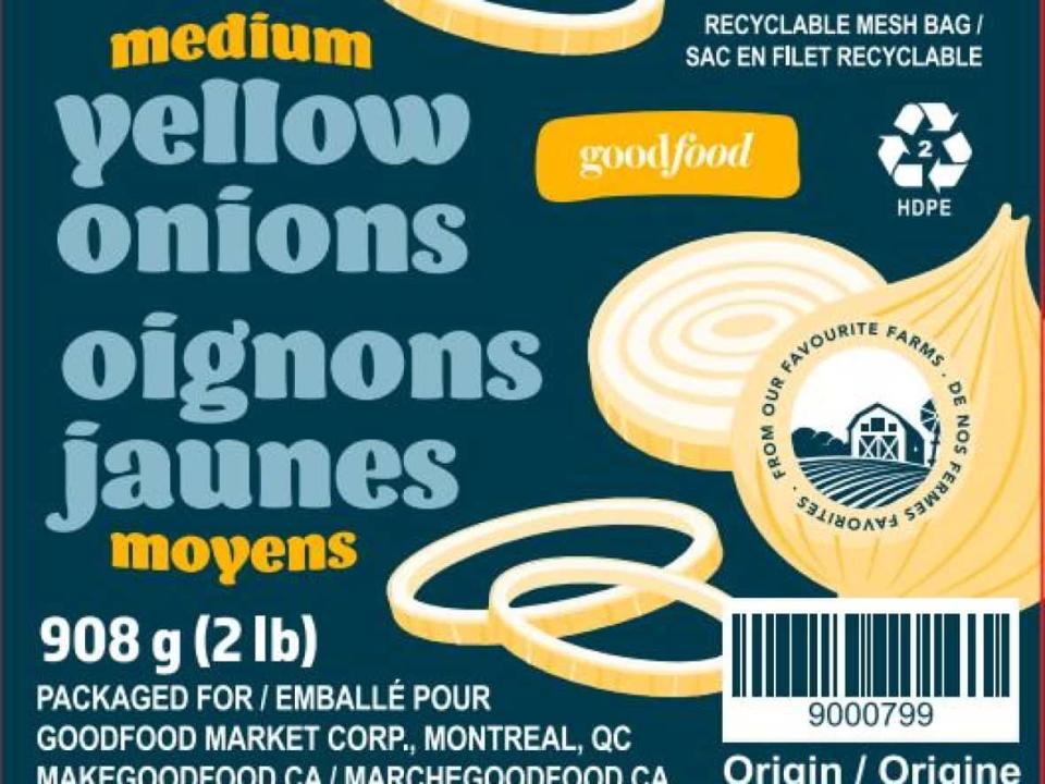 The onions were recalled Wednesday. (CFIA - image credit)