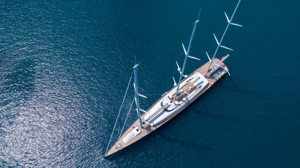 Royal Huisman's 266-foot "Sea Eagle II" sailing superyacht has made a successful return to Europe from a four-year trip around the world.