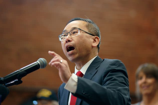 The congressional campaign of former Cranston, Rhode Island, Mayor Allan Fung (R) has shaped the Democratic primary that will determine who takes him on in November. (Photo: David Goldman/Associated Press)