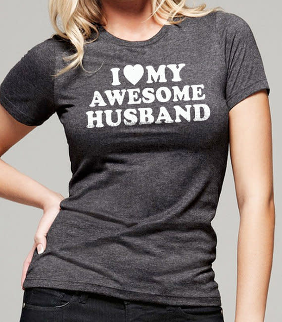 Bollo’s I Love My Awesome Husband T-Shirt