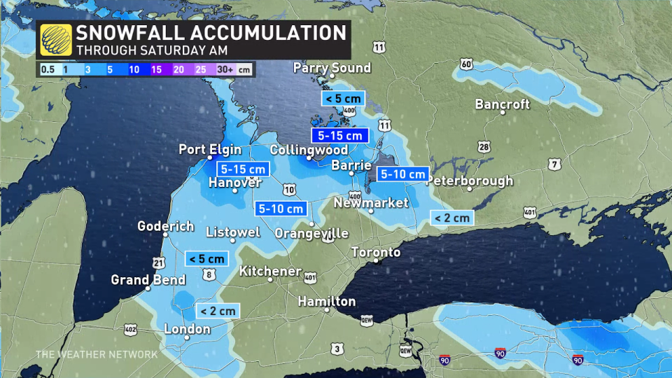 ON Snowfall Accumulation Nov 24