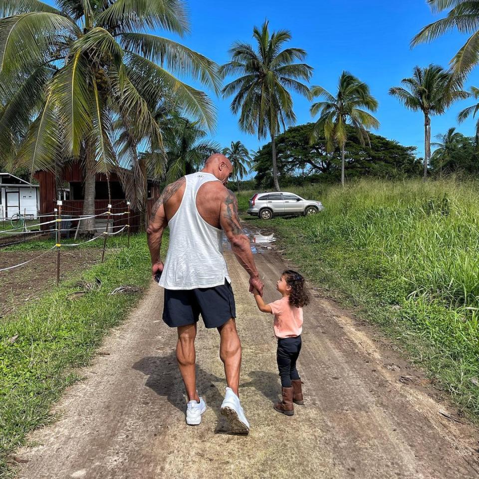 (Photo by @therock on Instagram)