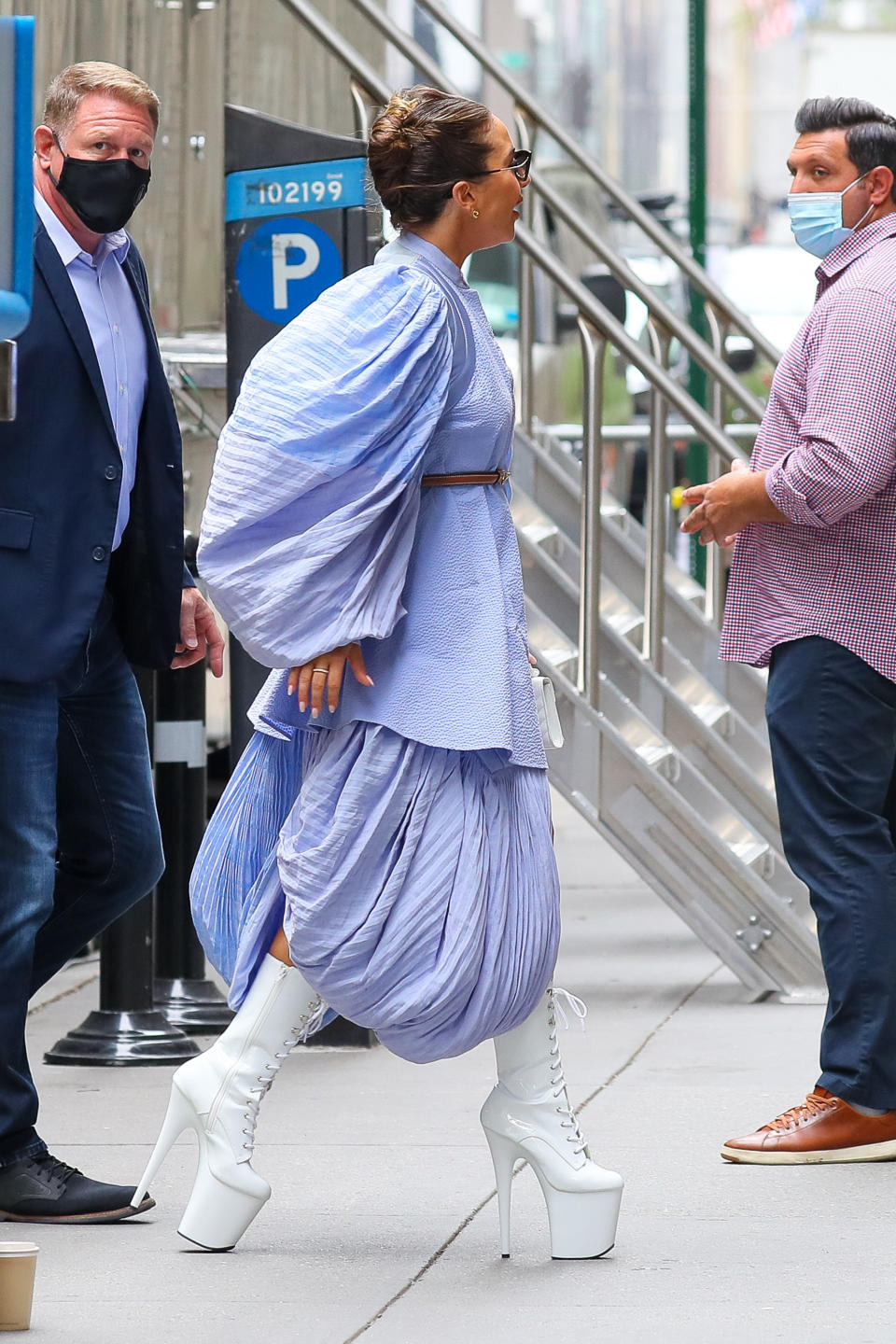 Lady Gaga arrives at Radio City Music Hall in New York City. - Credit: MEGA