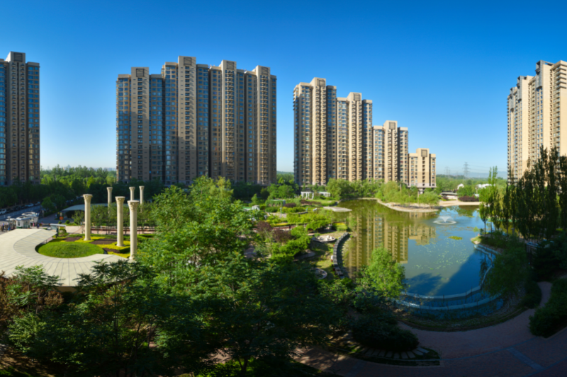 China Sprawling Condominium