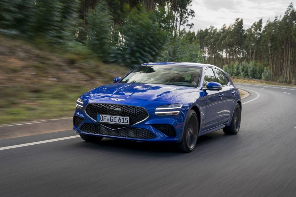 View Photos of the 2023 Genesis G70 Shooting Brake