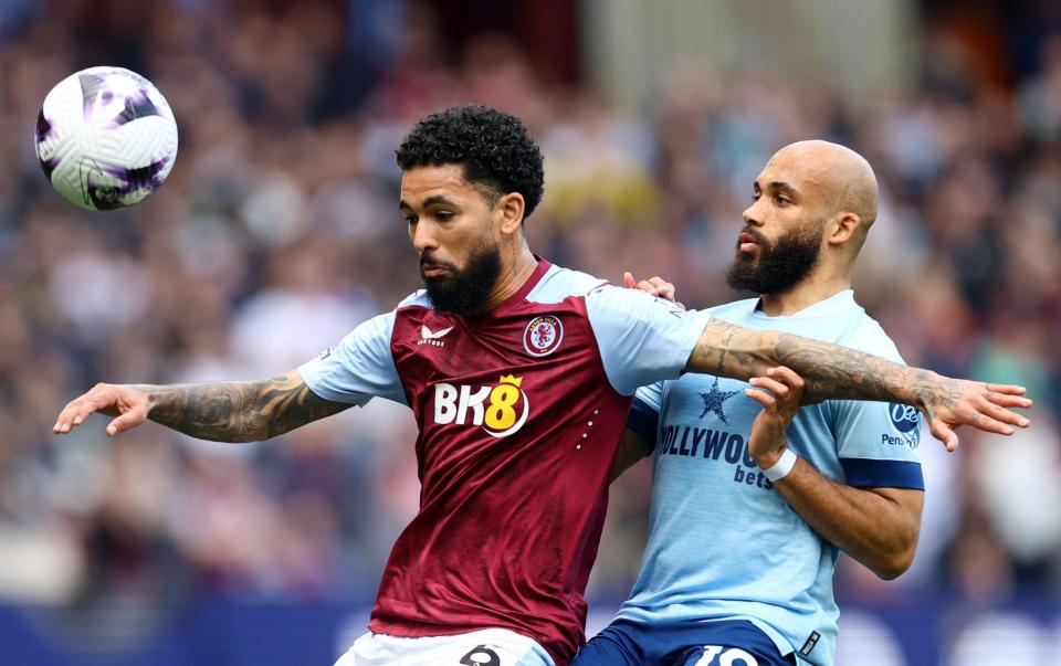 Brentford have enjoyed the better start against Aston Villa as Douglas Luiz holds off Bryan Mbeumo