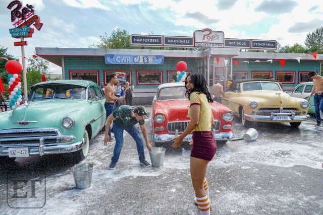 Looks like there's plenty of suds and studs coming to a future episode of 'Riverdale'!