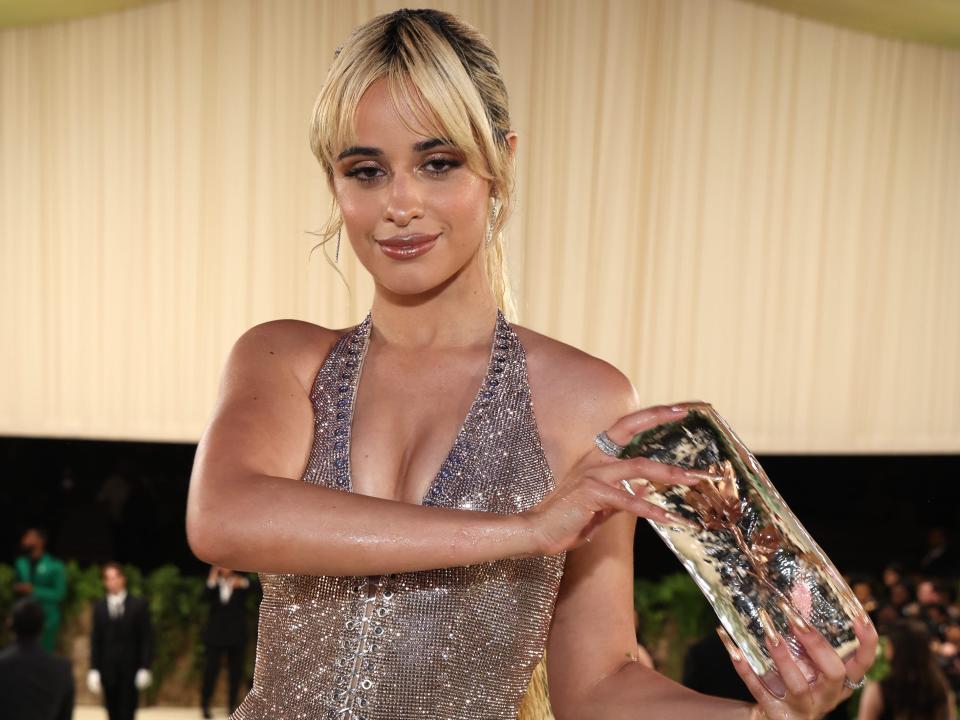 Camila Cabello attended the 2024 Met Gala with a purse made of ice.