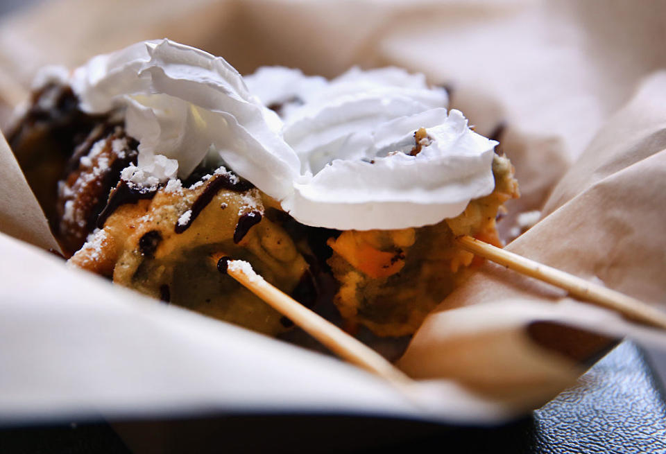 Deep fried s'mores