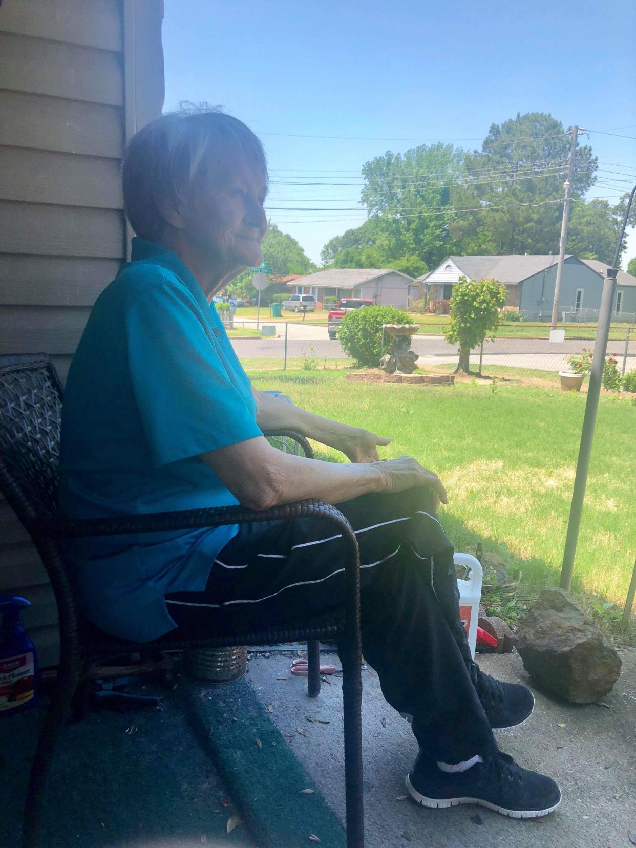 Wilma Bray on her porch in Tennessee. (Photo: Courtesy of Darrien Middleton)