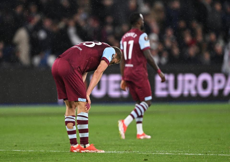 West Ham could not reach another European semi-final (Getty Images)