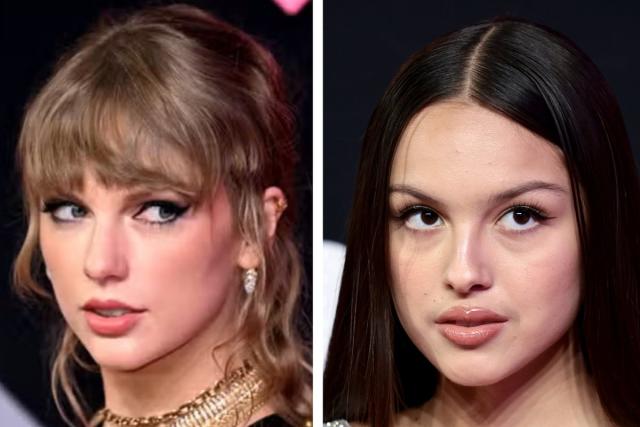 Taylor Swift quashes Olivia Rodrigo feud speculation at VMAs - Yahoo Sport