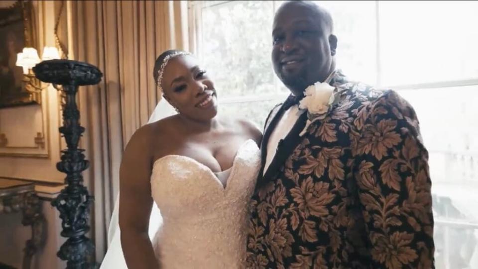 MSNBC host Symone Sanders and political consultant Shawn Townsend tied the knot in a Friday surprise, intimate ceremony in Washington, D.C. (Credit: Symone Sanders Instagram)