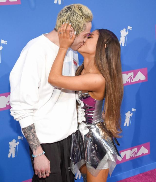 Ariana Grande and Pete Davidson Kiss While Shopping in N.Y.C.