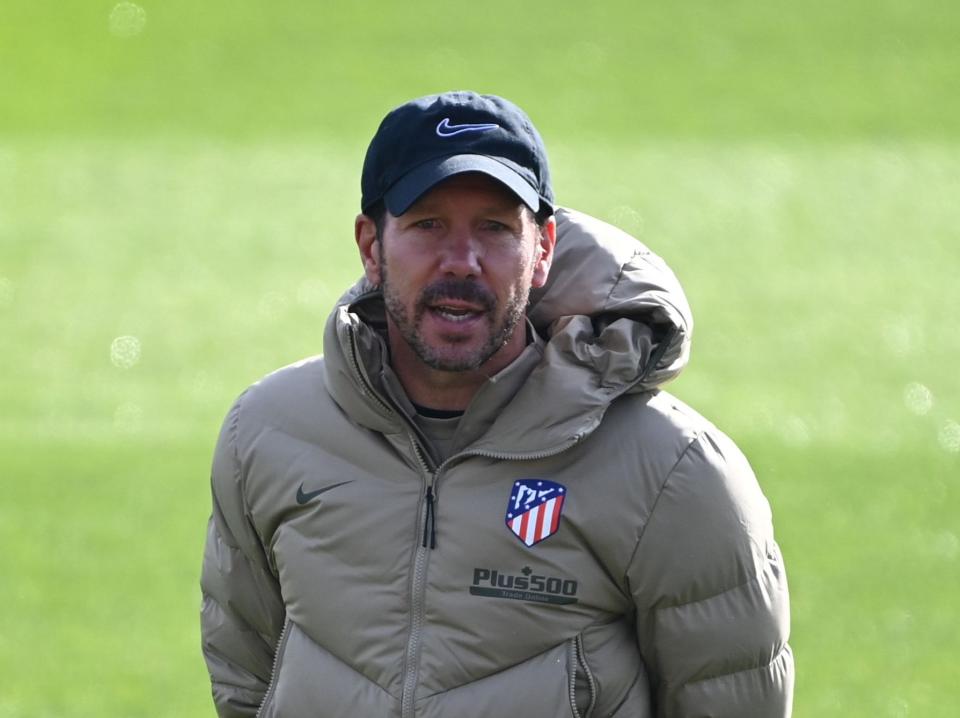 Atletico Madrid coach Diego Simeone (AFP via Getty Images)