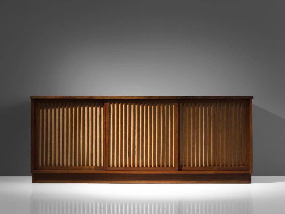 Morentz, Triple Sliding Door Cabinet by George Naskashima