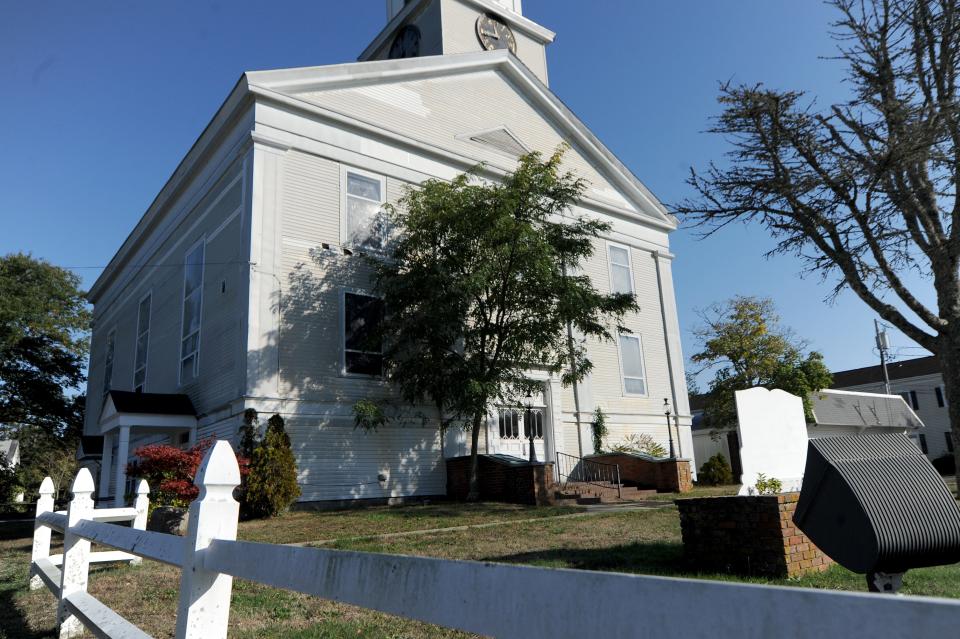 The former First Baptist Church is located at 62 Route 28 in West Harwich.