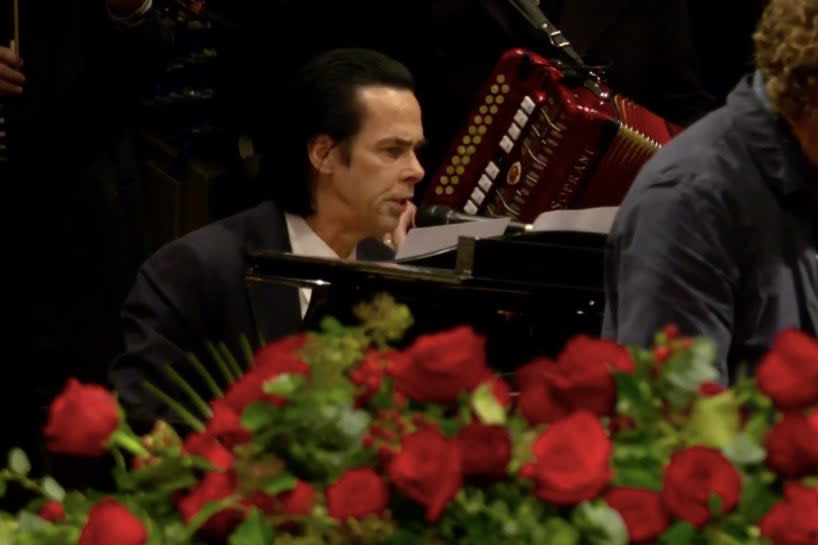 Nick Cave sings ‘A Rainy Night in Soho’ (Facebook)