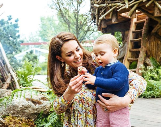 Kate middleton and prince louis