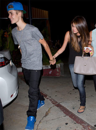 Selena Gomez Takes a Louis Vuitton Bag on a Date With Justin