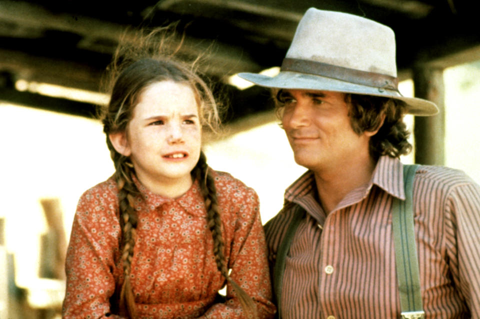 Melissa Gilbert and Michael Landon star in an early episode of 