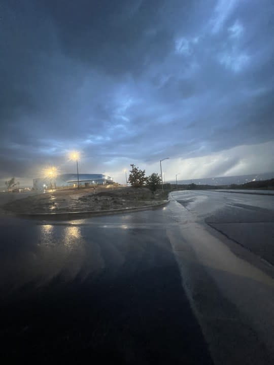 <em>Clouds in SE Albuquerque on June 29 | Photo by Sherefah McCalla-Meacham</em>